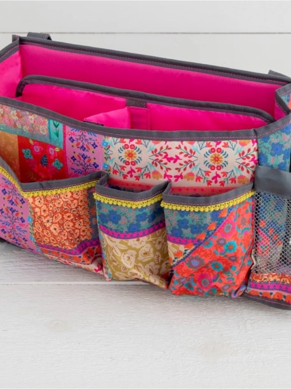 Natural Life car seat organizer floral boho cute NWT